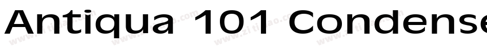 Antiqua 101 Condensed Bold字体转换